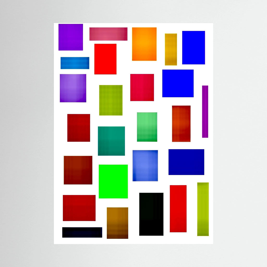 Digital Wall art - White Background - CANVAS 55 x 40 cm / 21 x 15″