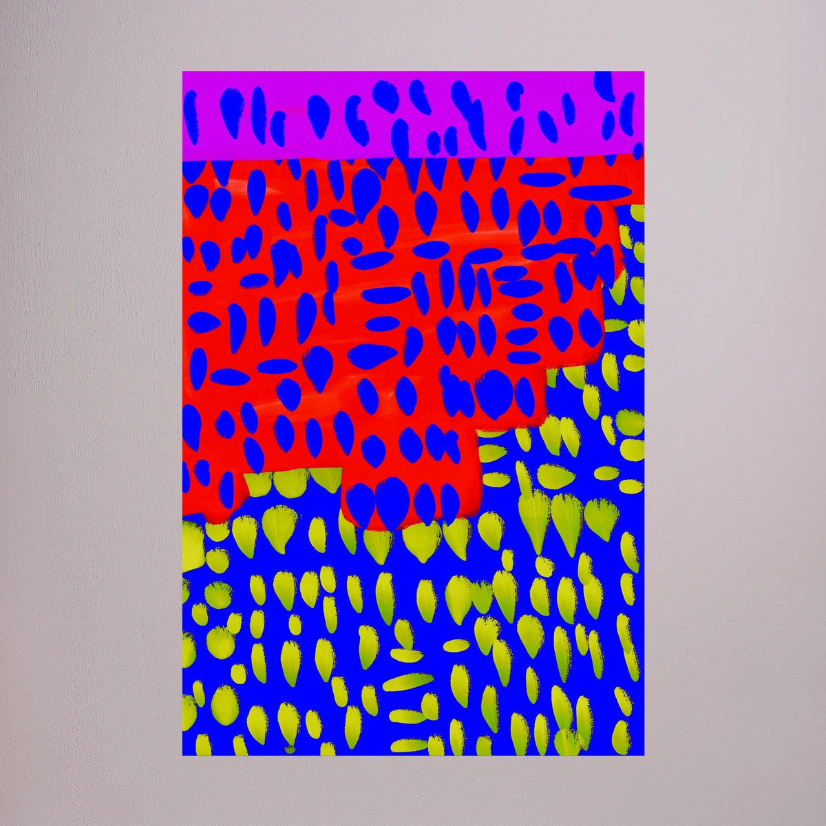 Florescent Abstract - CANVAS. 2 SIZES