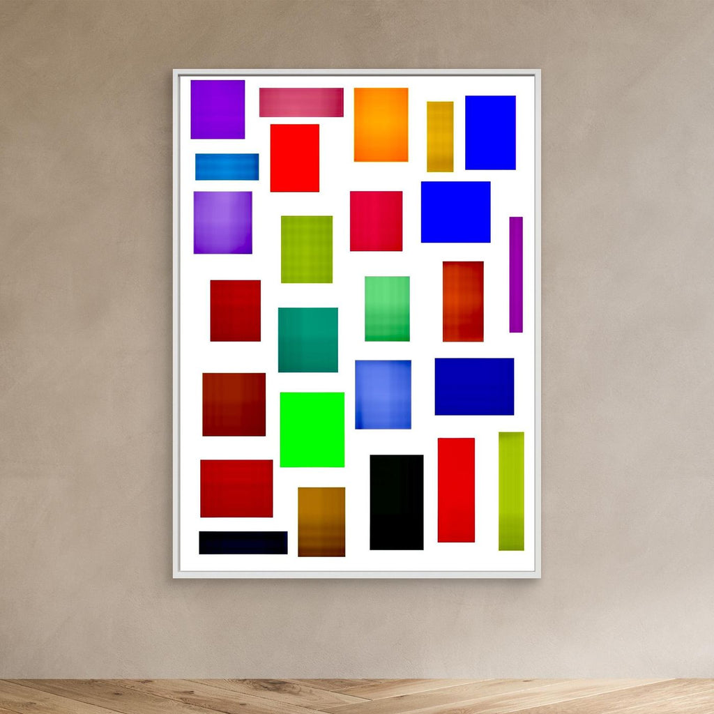 Digital Wall art - White Background - CANVAS