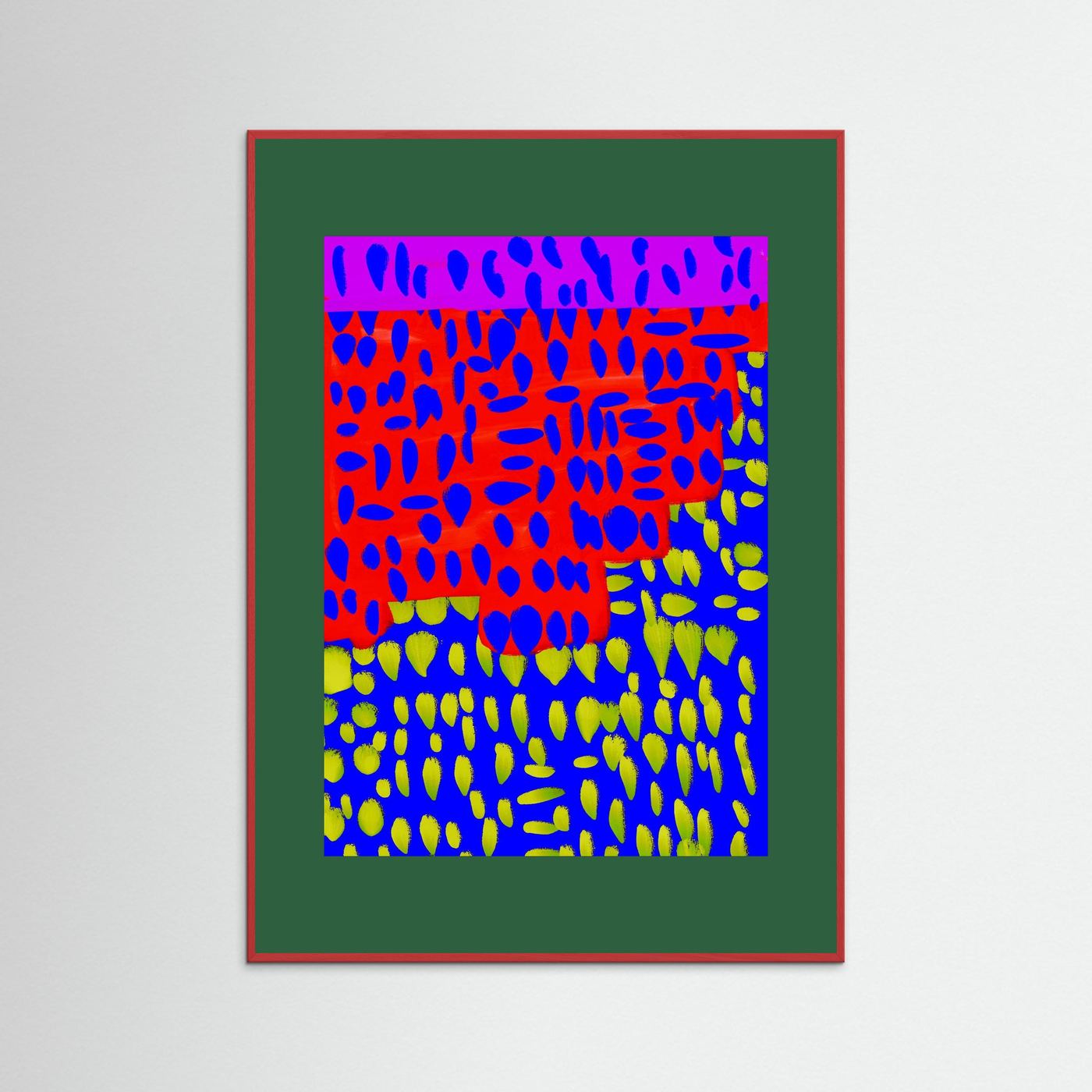 Florescent Abstract - Colours to stir attention to detail.