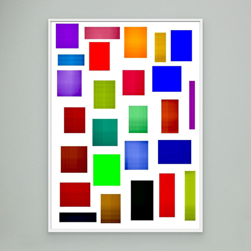 Digital Wall art - White Background - CANVAS