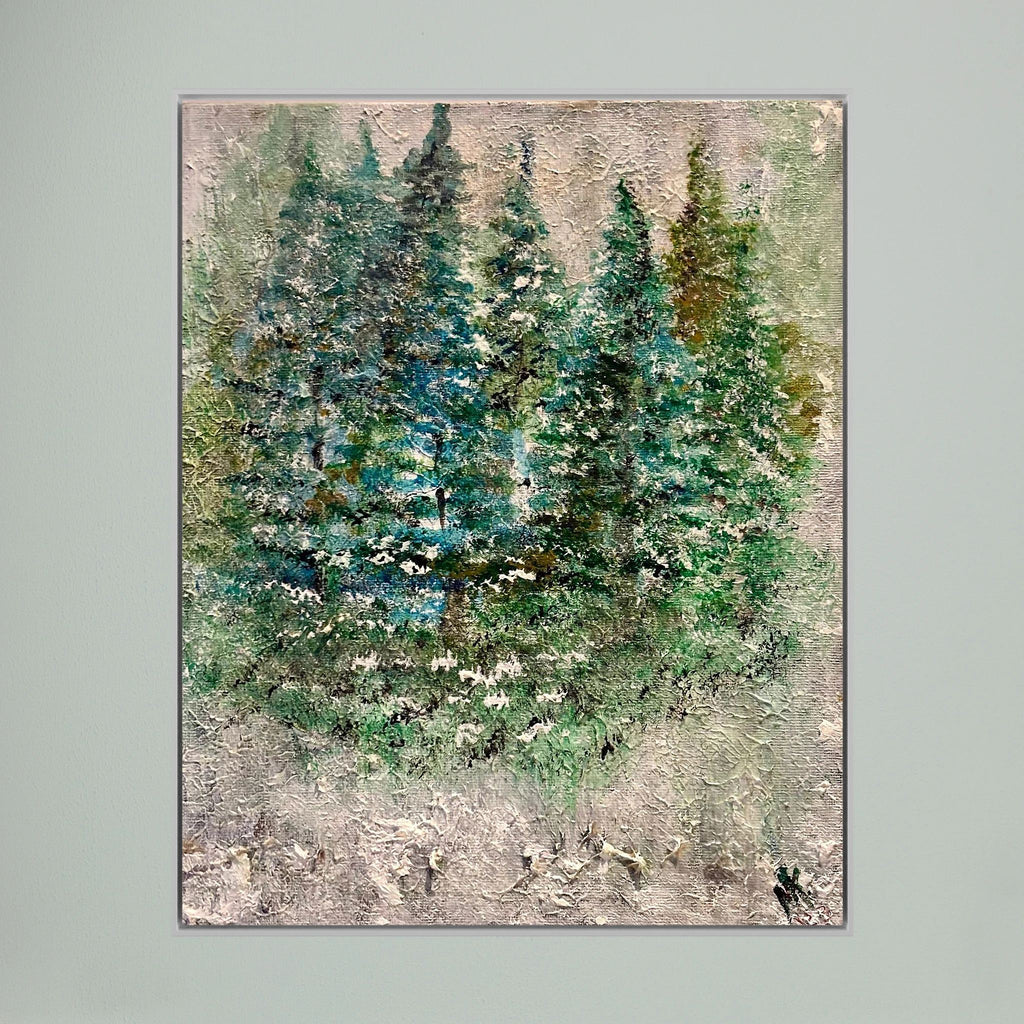 Frosty Firs - CANVAS - ( Several size and frame options)